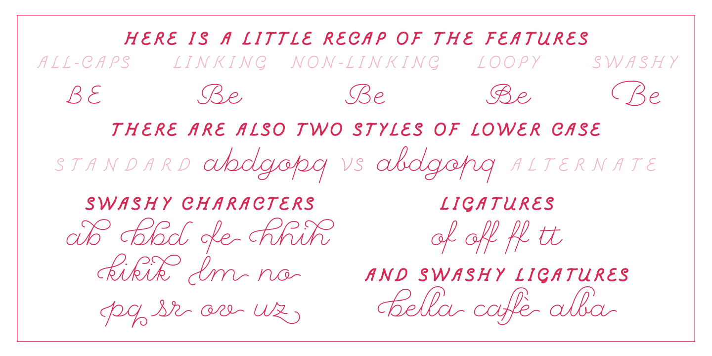 Пример шрифта Sapore classico regular